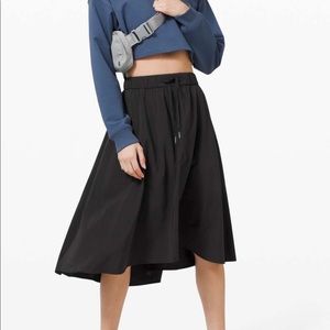Lululemon Time to Flounce Skirt Black NWT sz 6